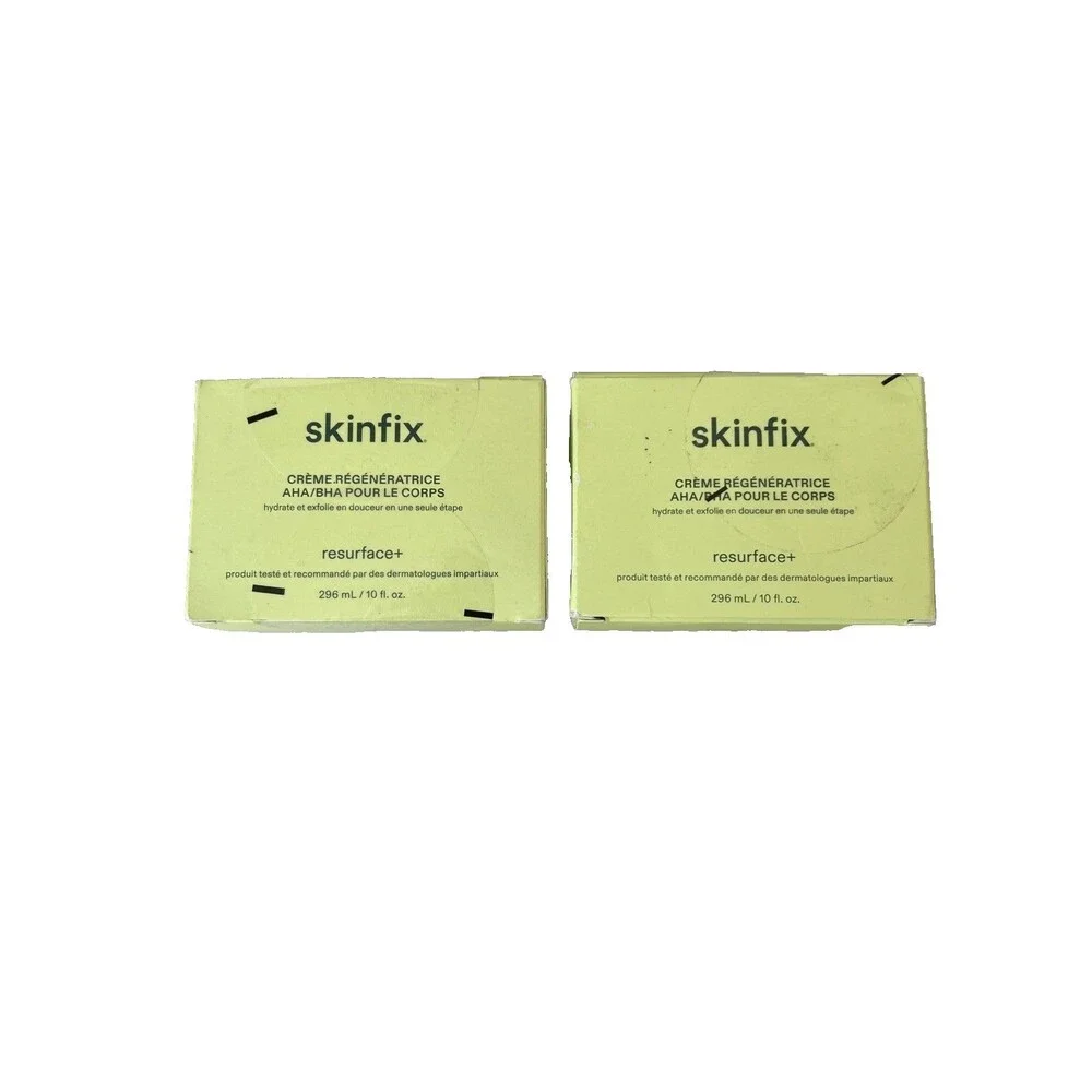 SKINFIX LOT OF 2 Resurface+ AHA /BHA Renewing Body Cream 10 oz  NEW SEALED